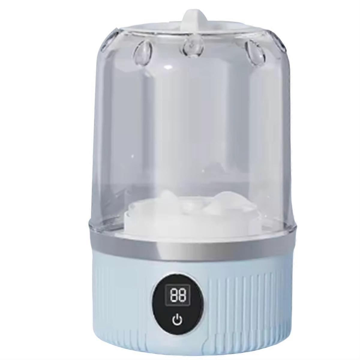 Wireless Washing Machine Portable Underwear Cleaner 1L Mini Socks Washing Machine Dehydratable Laun