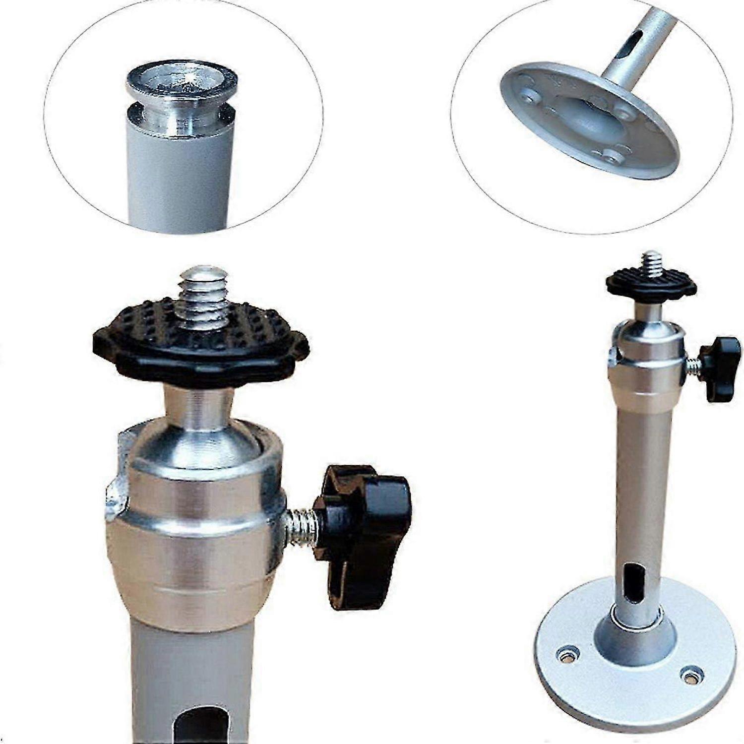 Projector Ceiling Bracket, 2Pcs Projector Ceiling Hanger Universal School Office Accessories Wall Mounted Mini Durable Ceiling Wall Projector(Silver) 