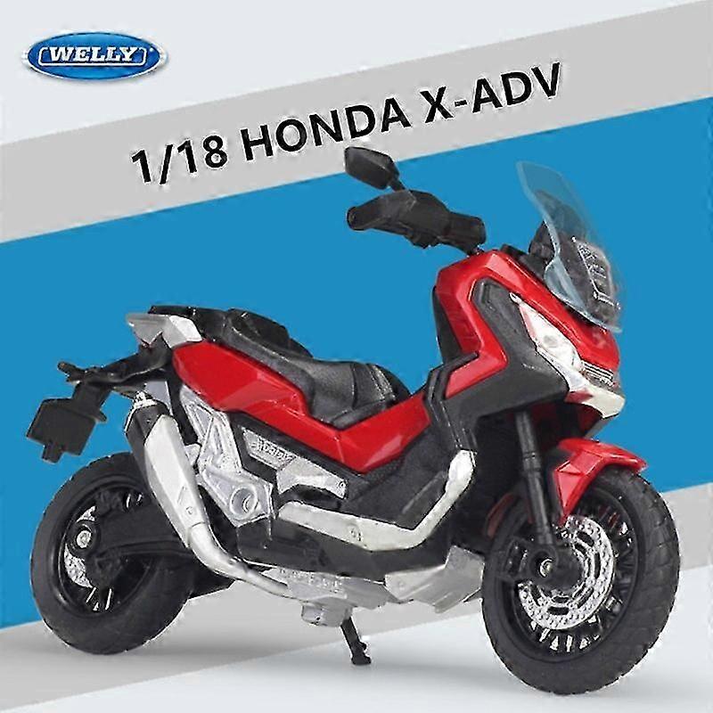 1:18 הונדה X-ADV סגסוגת אופנוע דגם Diecasts מתכת צעצוע רחוב קרוז אופנוע דגם סימולציה אוסף מתנות לילדים אופנועי צעצוע