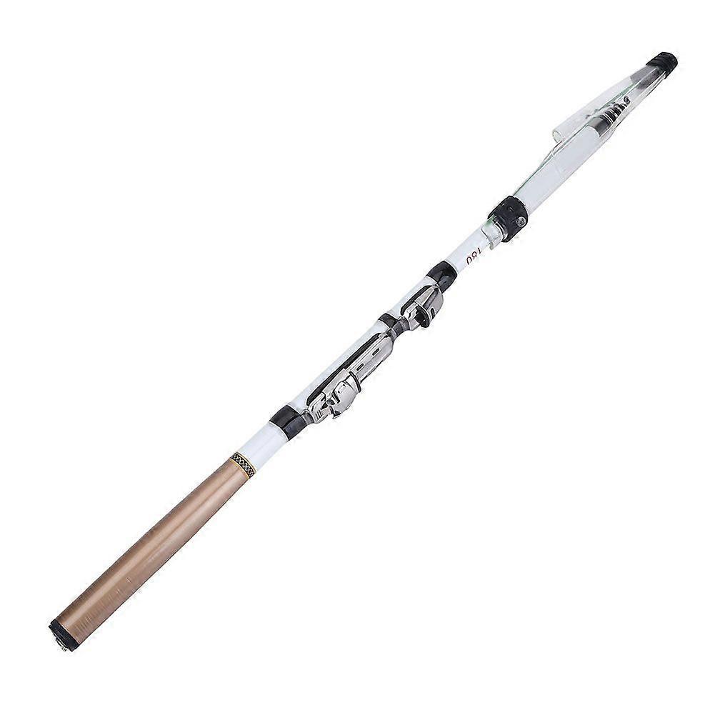 Portable Telescopic Fishing Rod Travel Spinning Fishing Pole Carbon Fiber Rod (1.8m)