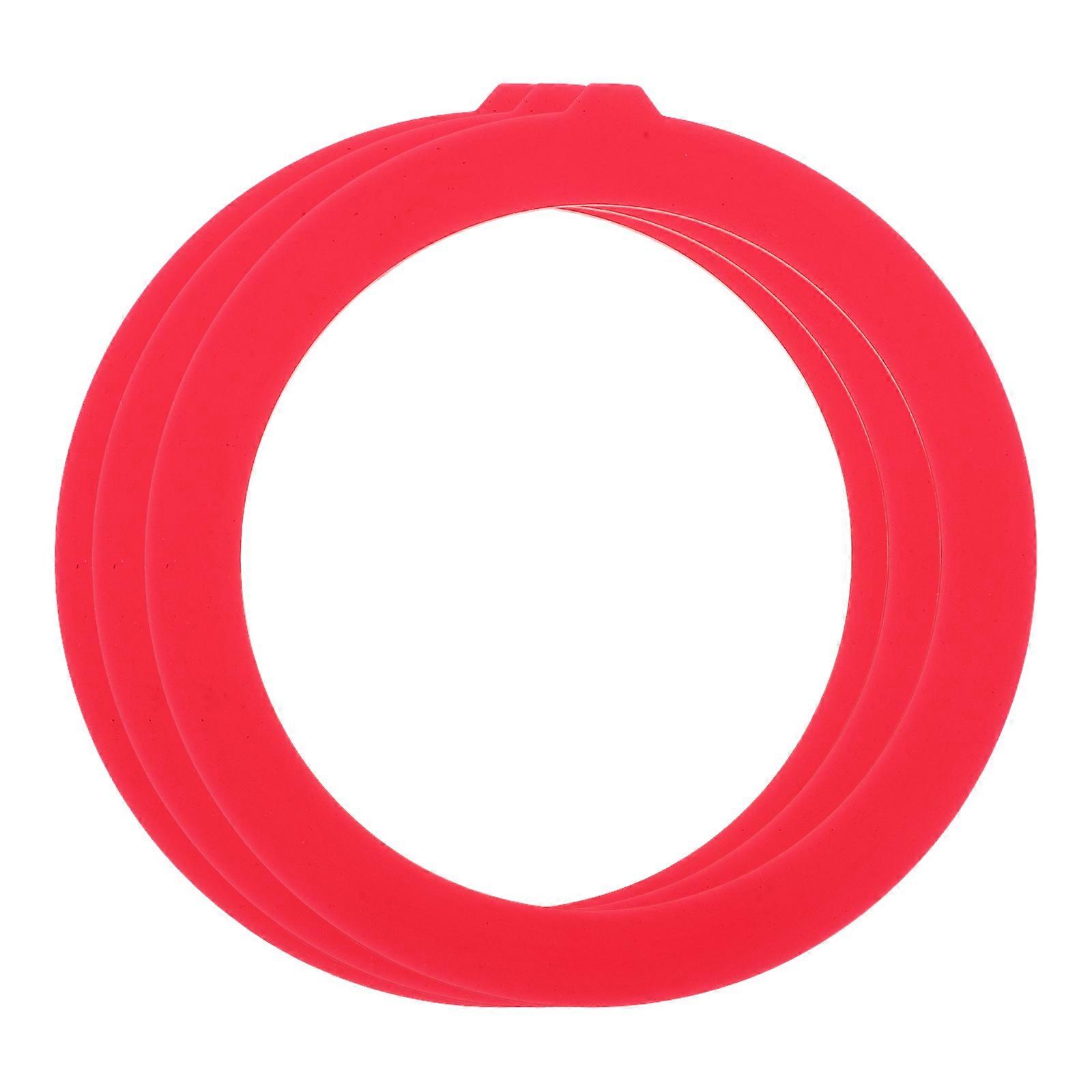 Red Toilet Flush Washers Rubber for Water Tank Replacement 15Pcs Set