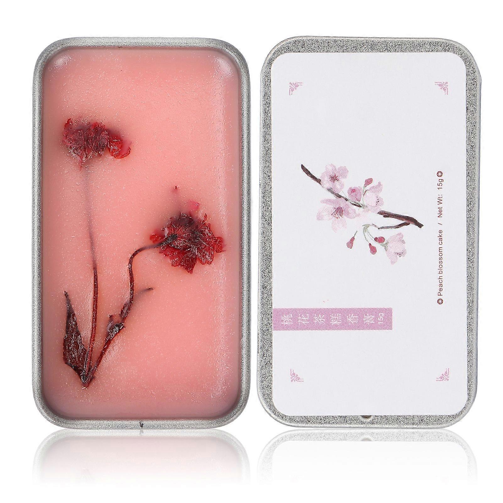 12g Solid Perfume Safe Elegant Portable Peach Blossom White Tea Solid Balm for Women