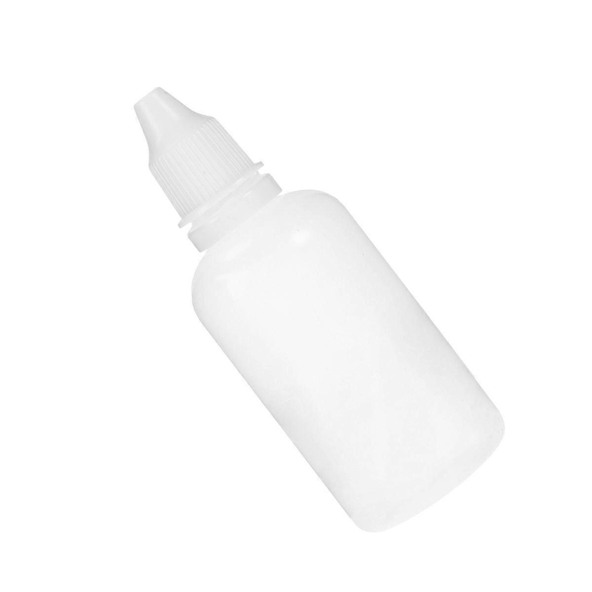 10Pcs 50ml Empty Plastic Squeezable Dropper Bottles Eye Liquid Essential Oil Dropper with Caps Refillable Containers