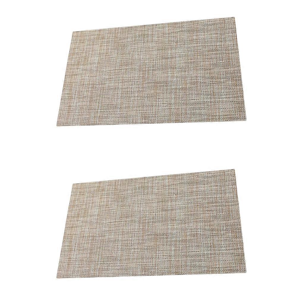 Placemats ple Style Heat Insulation Drink Coaster Table Mat Kitchen 2 Pcs