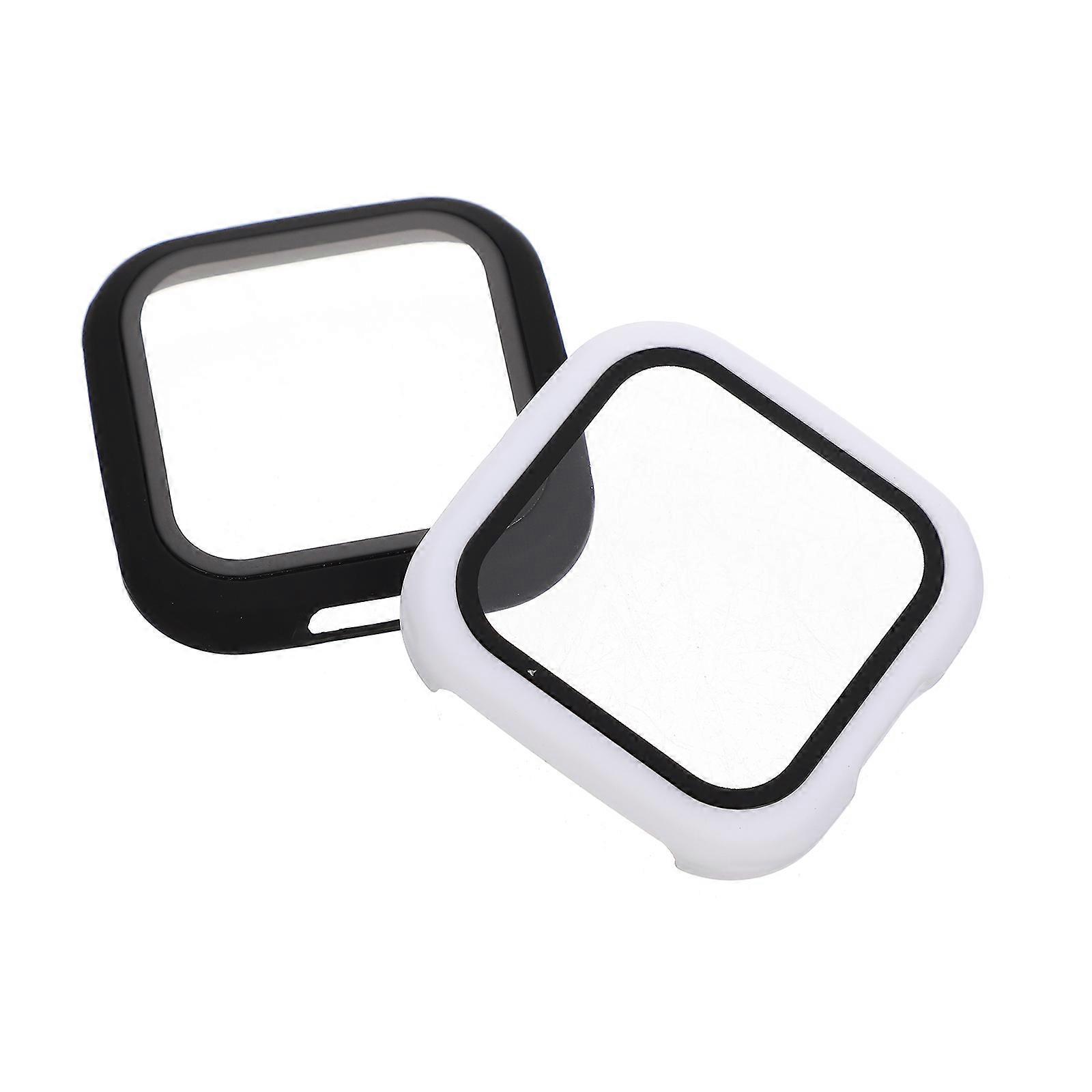 Hard Pc Case Watch Screen Protector for Protection 2Pcs Scratch Proof Tempered Glass