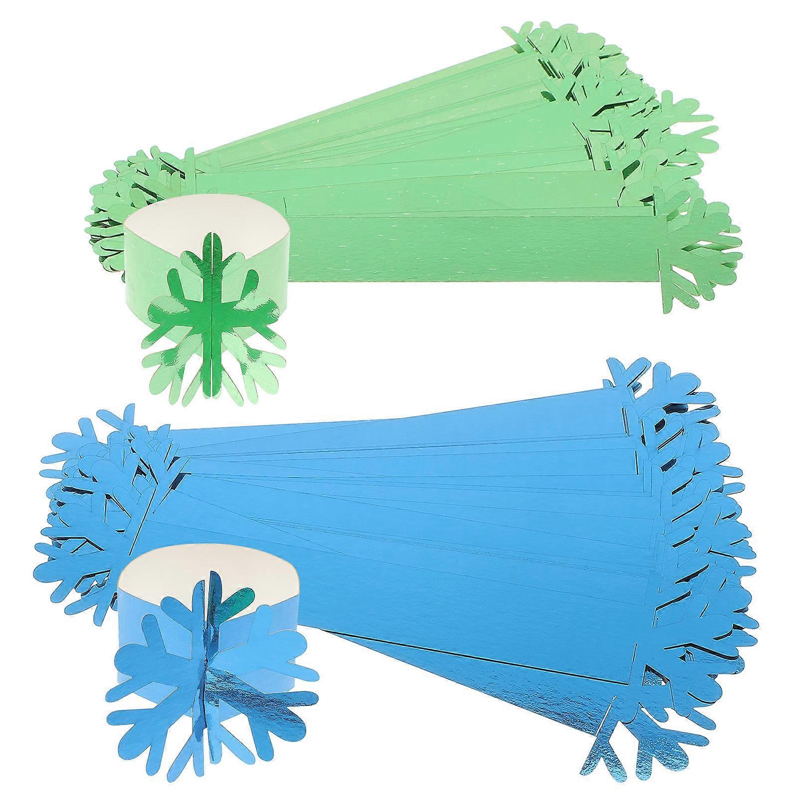 Paper Napkin Holder Snowflake Style for Party Use 50Pcs Set