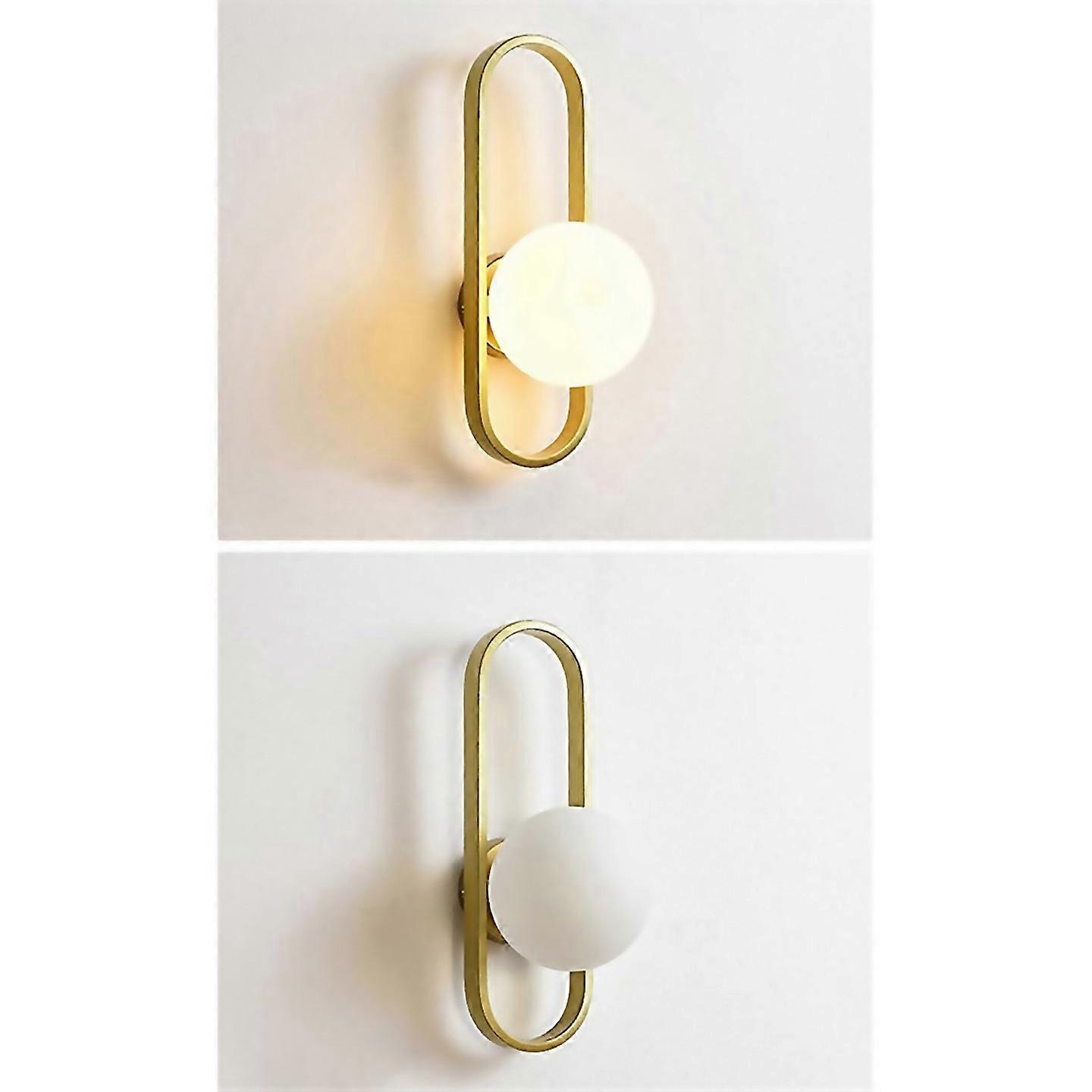 For Bedside Lamp Modern Background Wall Lamp Without Light Gold