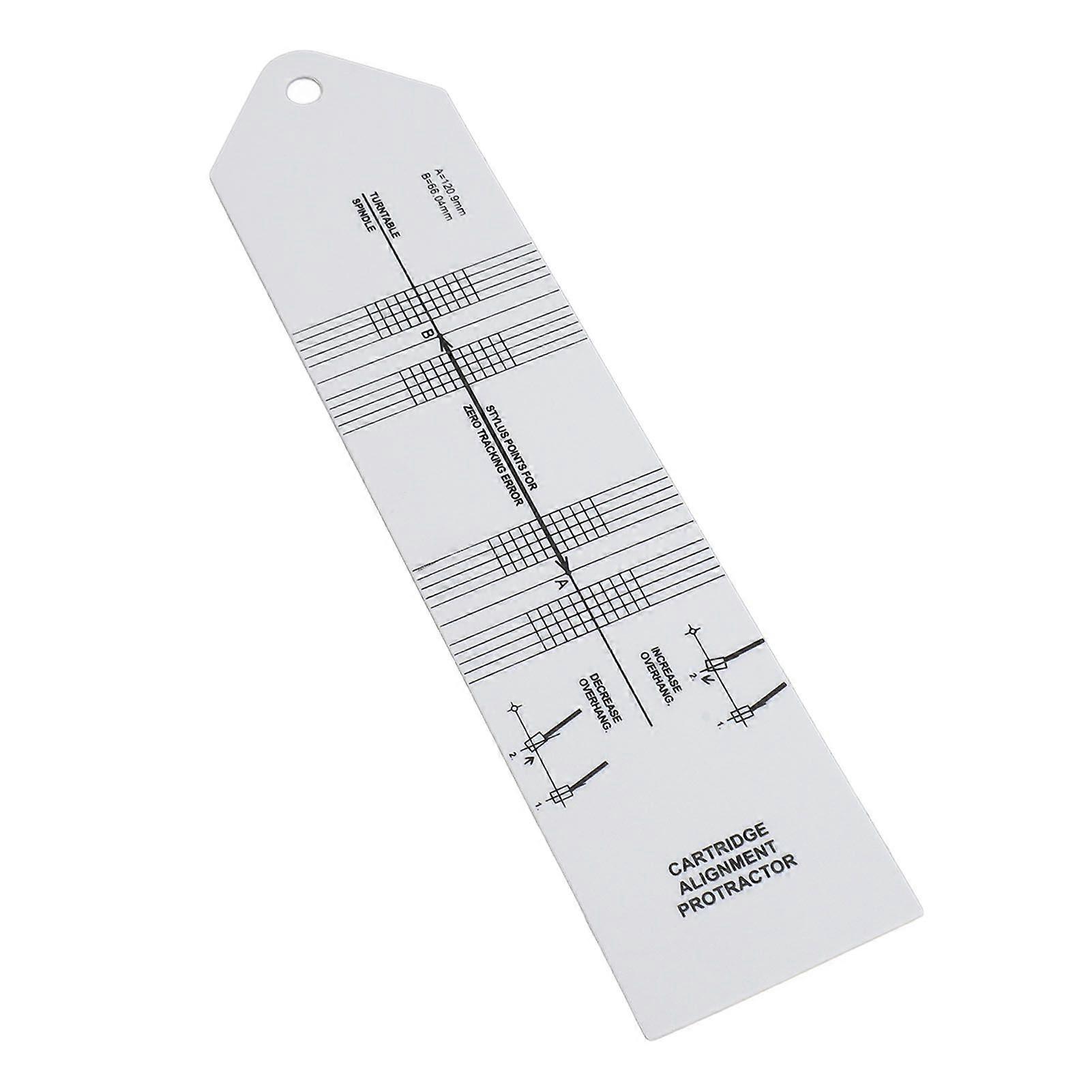 Turntable Protractor Cartridge Alignment Protractor Calibration Turntable Tool Record Phonograph Accessories Adjustment Tool