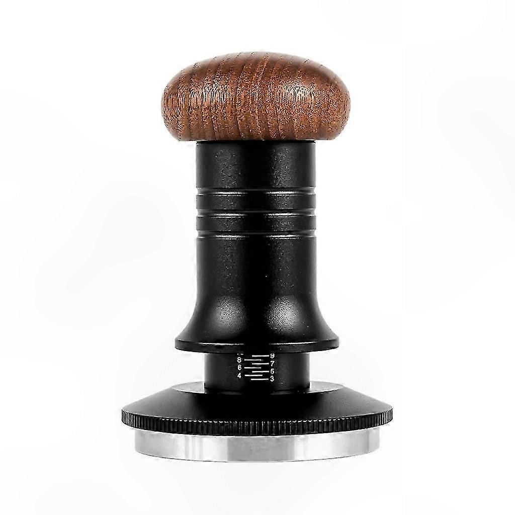 Walnut Wood Espresso Tamper Tool for Coffee Pressure Distribution