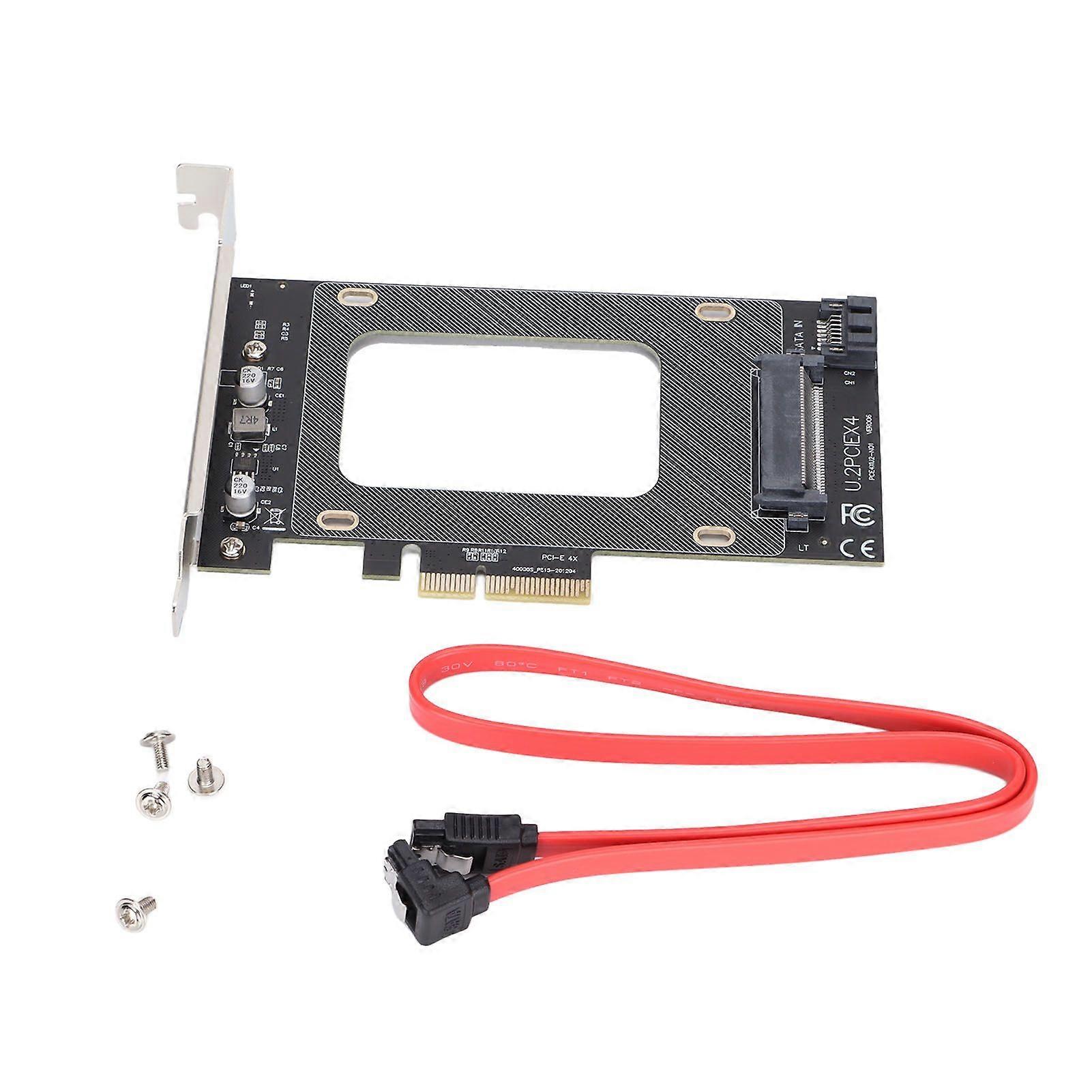 U.2 to Pcie Adapter 32Gbps High Speed Stable Transmission Low Delay SFF8639 to SSD Adapter Card