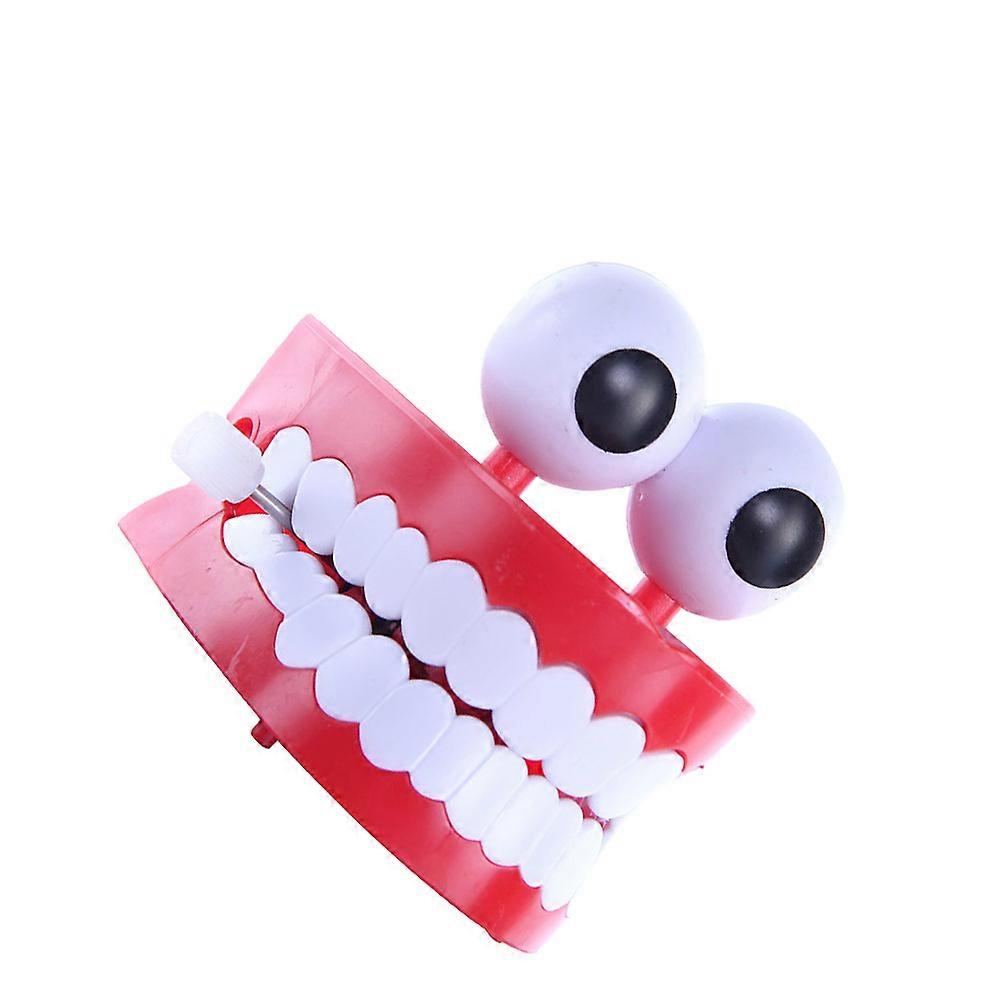 Clockwork Big Eyes Toy Luminous Toy for Kids Playing 1Pcs Red Plastic