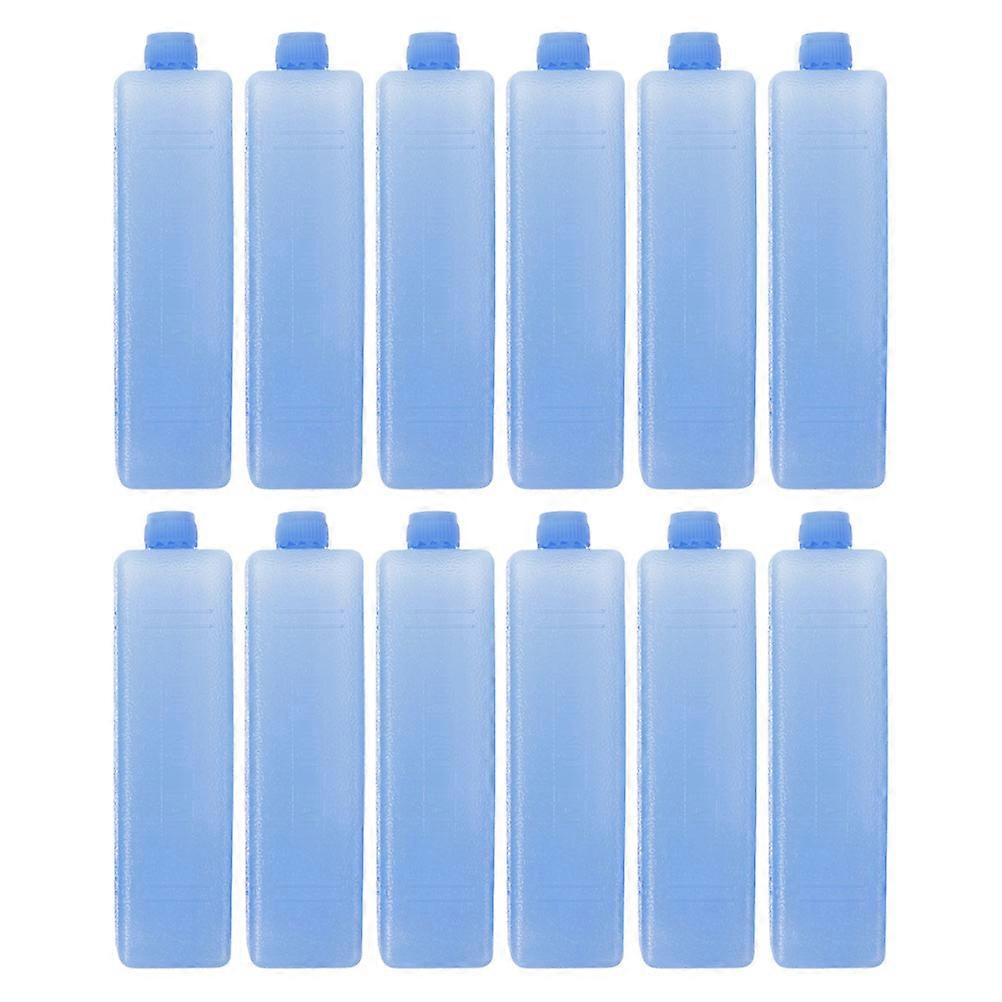 Blue Small Fan Ice Packs for Cooler Use 36Pcs Portable Reusable Blocks