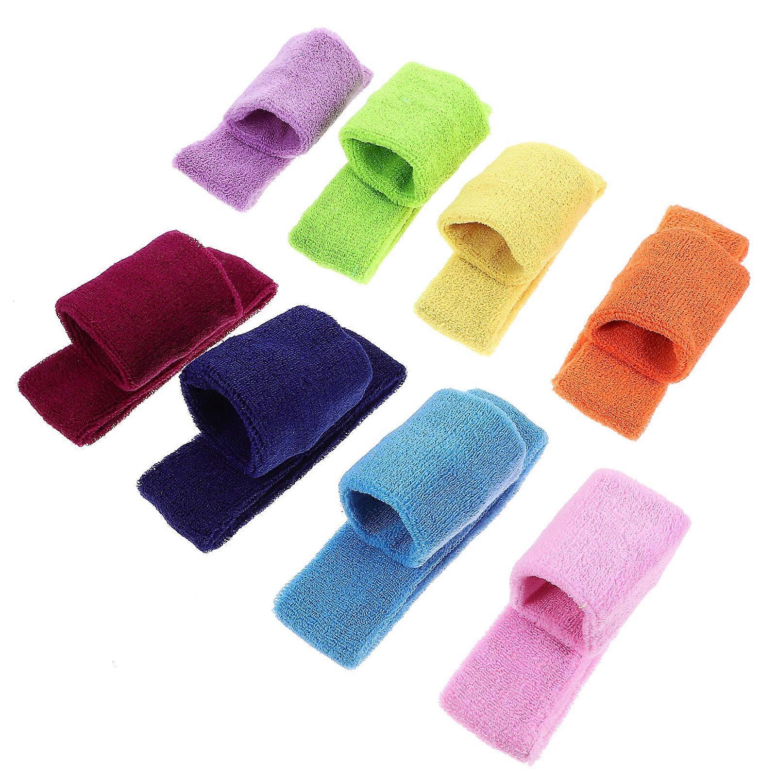 Headband and Wristband Set Sweatbands for Sports Protection 3Sets Assorted