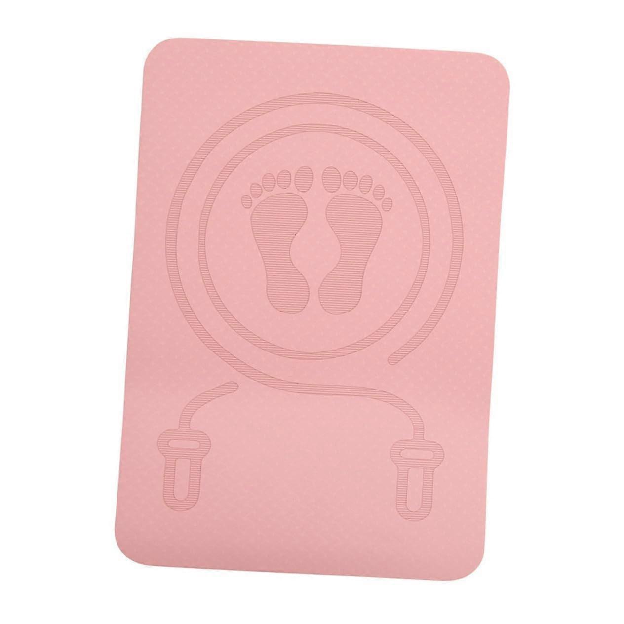Portable Tpe Skipping Mat For Indoor Jump Rope Training Thick Exercise Mat For Home Gym Floor Pad