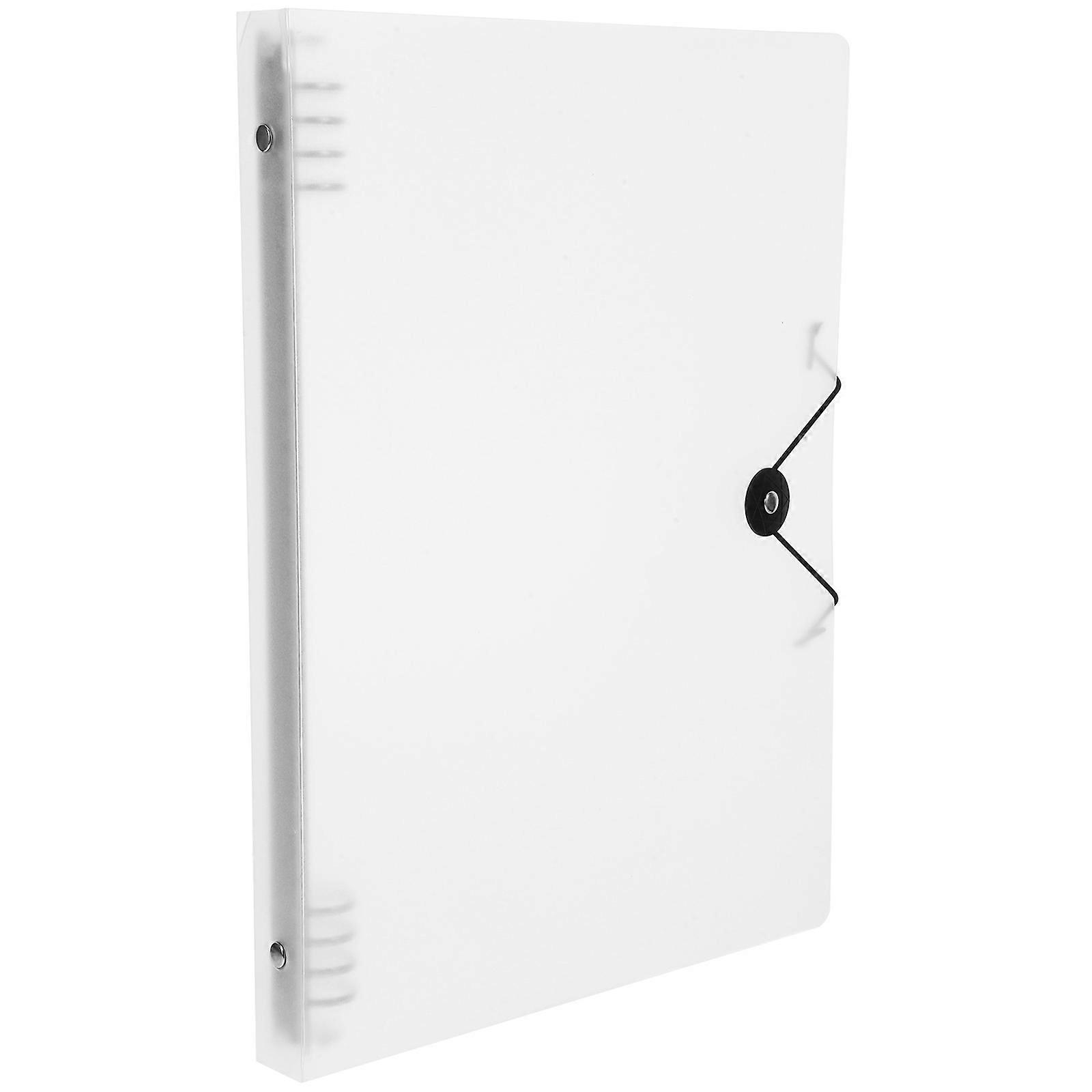Notebook Cover Binder Shell for Protecting Use 2Pcs Portable Transparent PP
