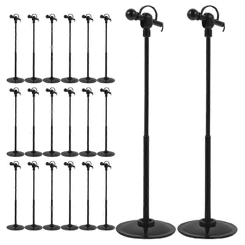 Miniature Microphone Prop Plastic Toy Microphone for Pretend Play 100Pcs