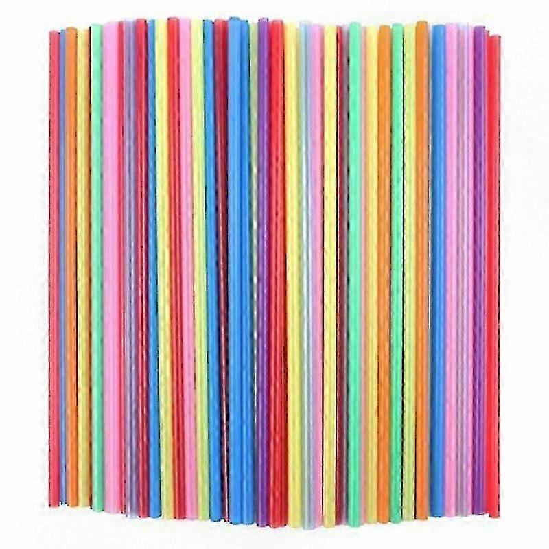 Multicolor Extra Long Plastic Straws, 1000 Count, Perfect for Parties and Events