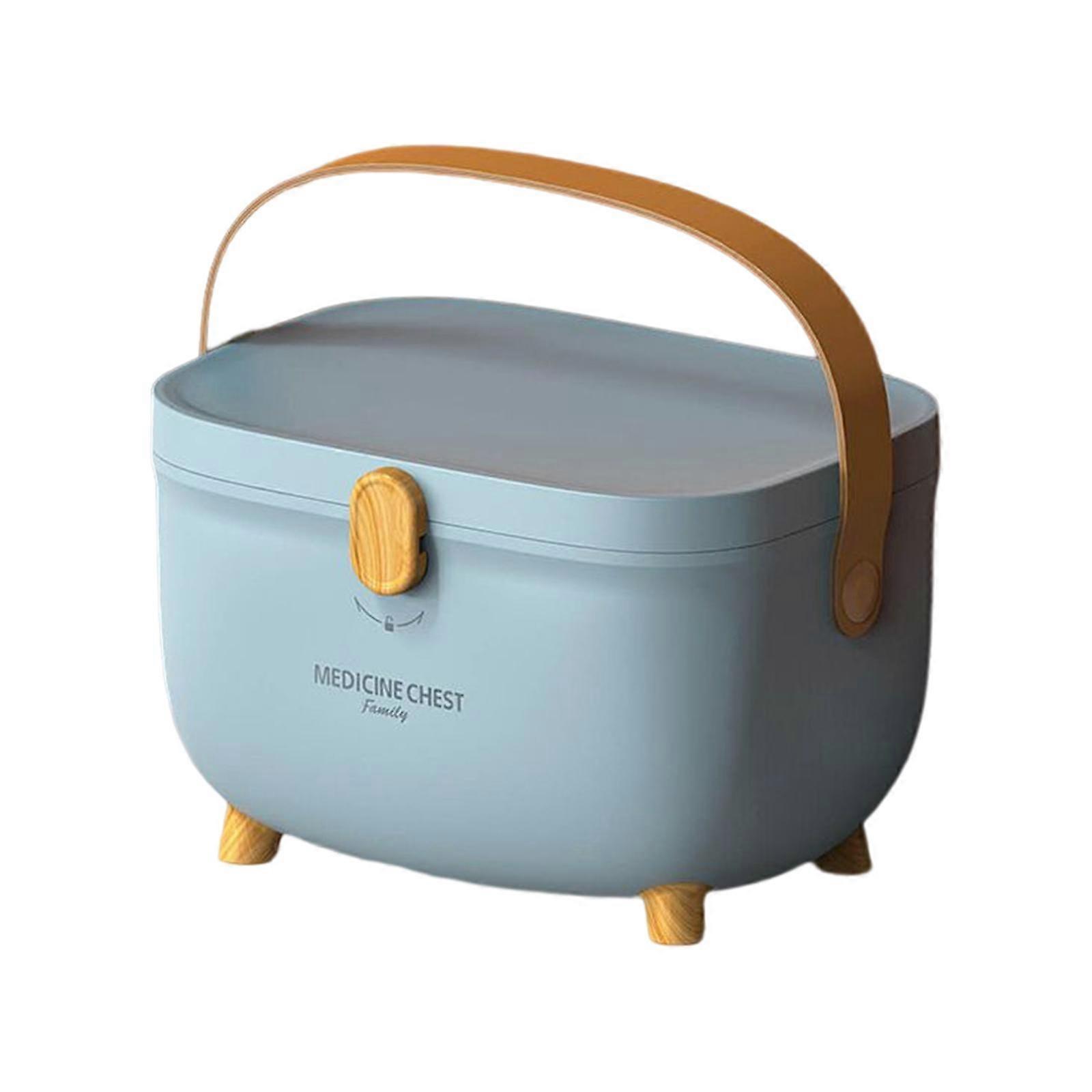 First Aid Storage Box Container Bin Case Multipurpose Dustproof with Handle