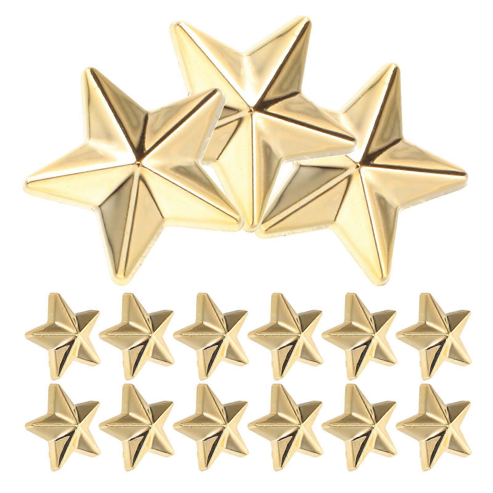 Acrylic Star Shape Clothes Ornaments for DIY Crafts 200Pcs Pack