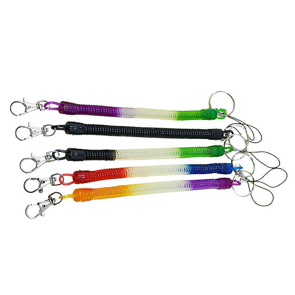 Retractable Key Holder 120Pcs Durable Flexible Stretch For Keys And Tools In Assorted Color