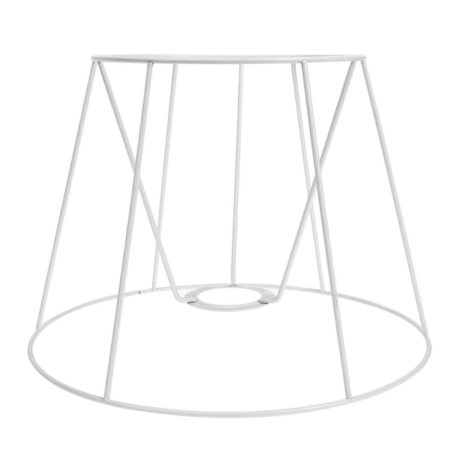 Lamp Shade Holder DIY Lampshade Frames for Desk Lamp 2Pcs White