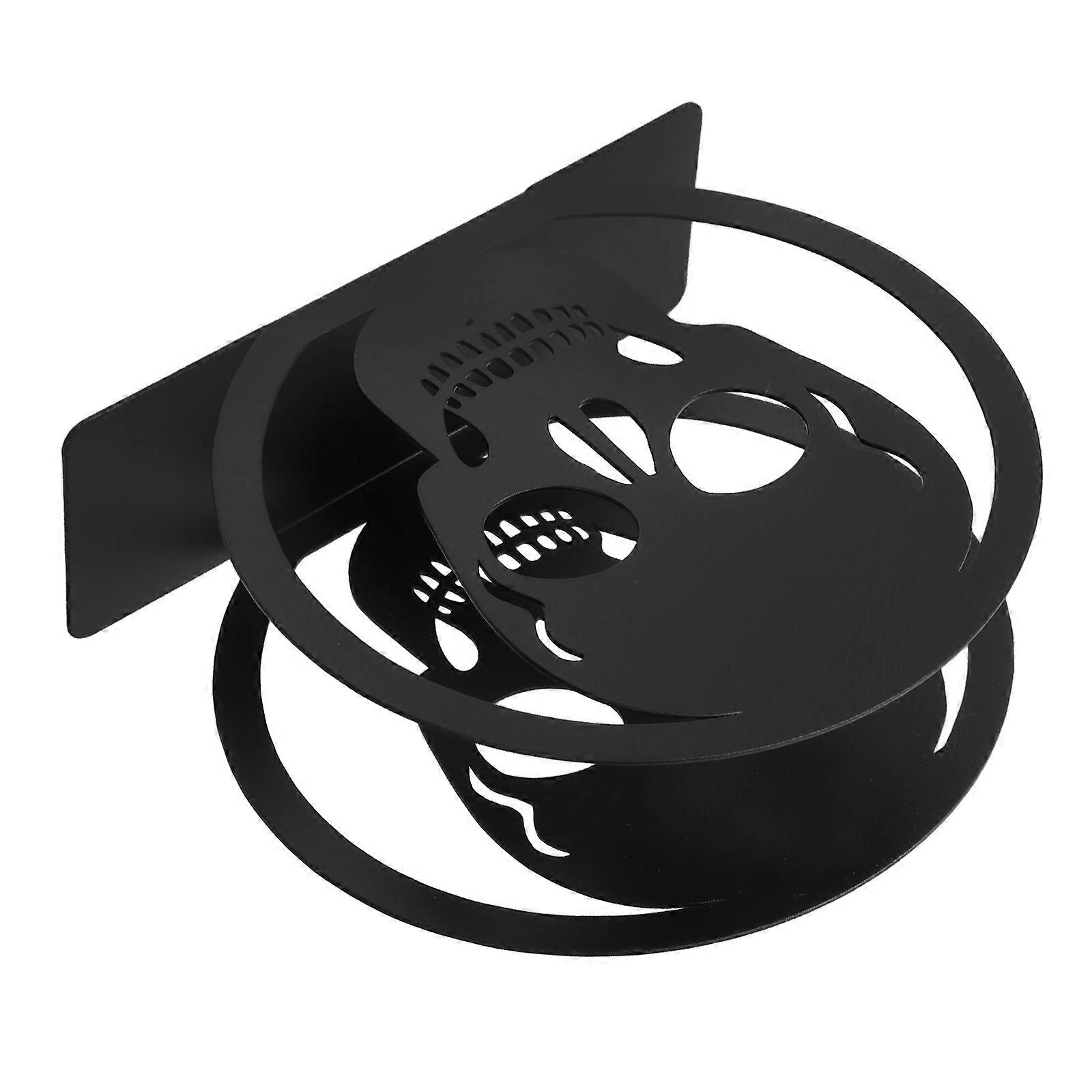 Halloween Skull Metal Napkin Holder for Kitchen Dining Table 4Pcs Set