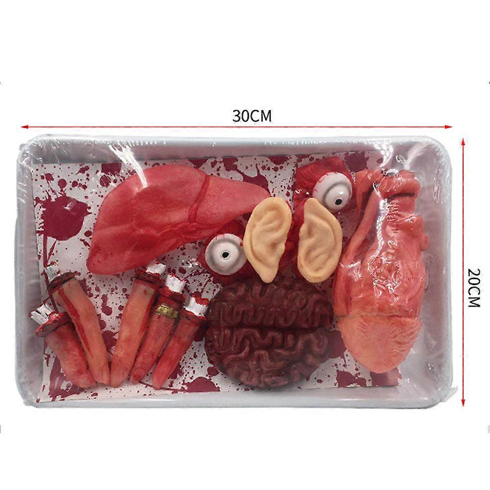 Halloween Body Organ Prank Toys for 2 Boxes with Assorted Color Latex