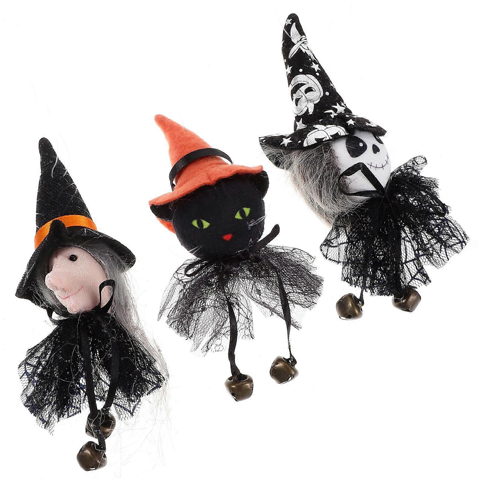 Decorative Witch Decor for Halloween Hanging 9Pcs Dolls