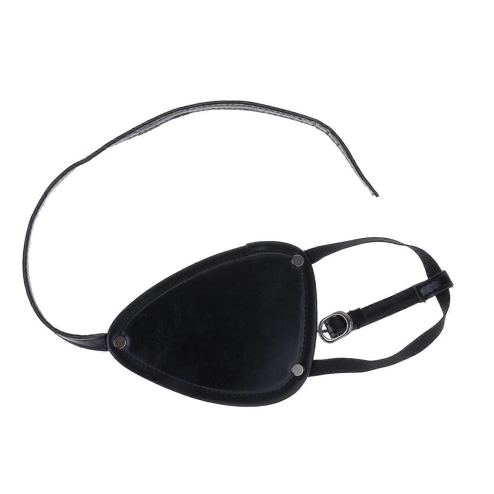 Pirate Eye Patch Adjustable Creative Supply for Cosplay Masquerade Adults Left Eye