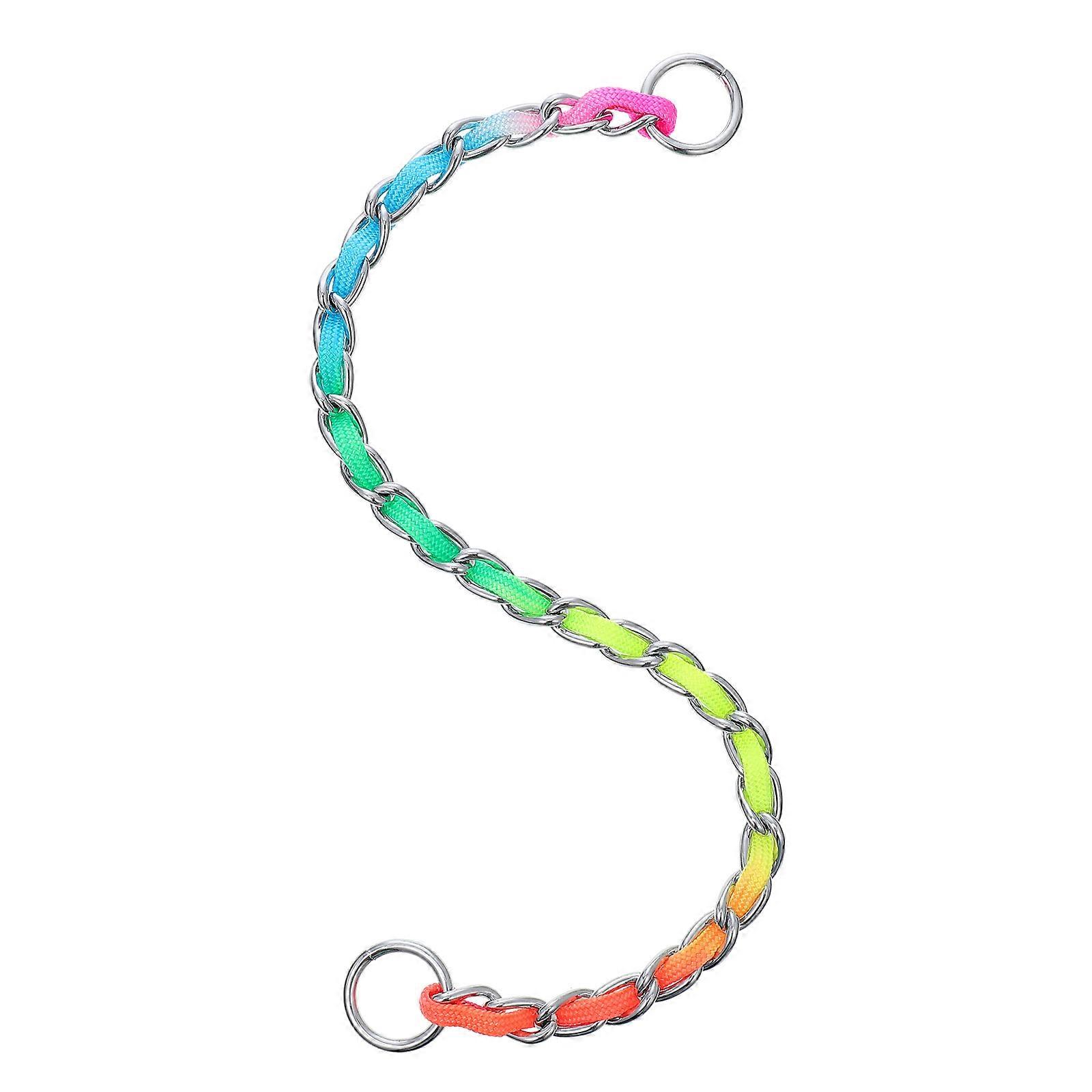 Dog Rainbow Dog Chain for 1Pcs Strap