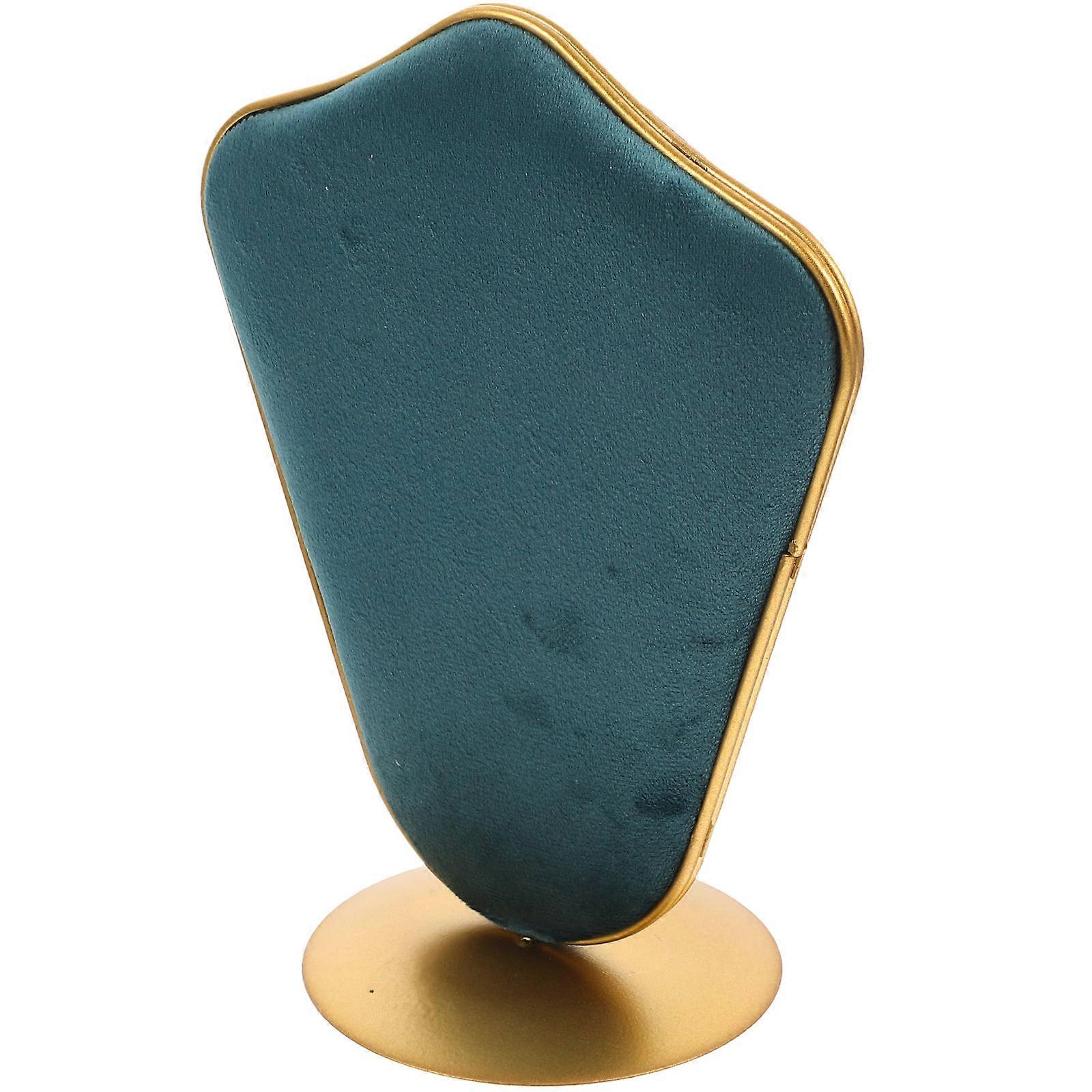 Green Flannelette Earring Display Stand for Storage 2Pcs Earring Storage Rack