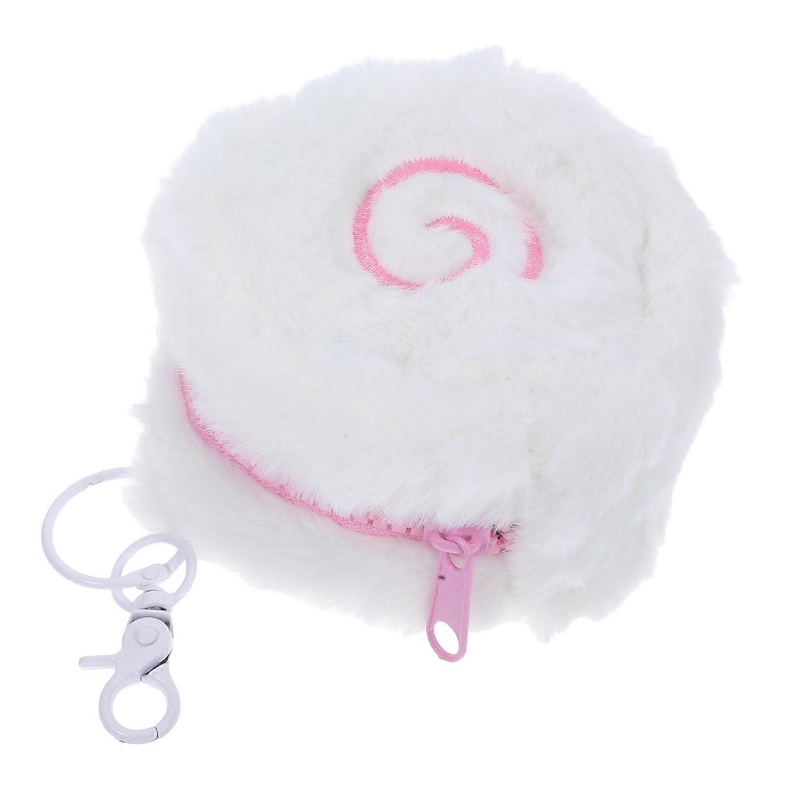 Cute Plush Coin Purse for Girls with Zipper Cartoon Small Wallet with Buckle