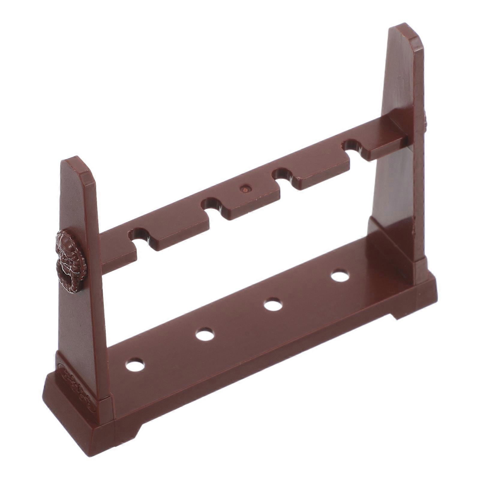 Miniature Sword Display Stand Brown Sword Rack for Storage Use 2Pcs