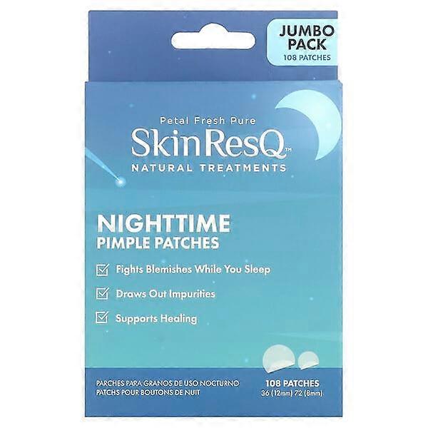 Petal Fresh, SkinResQÃÂ¢ÃÂÃÂ¢ Natural Treatments, Nighttime Pimple Patches, 108 Patches