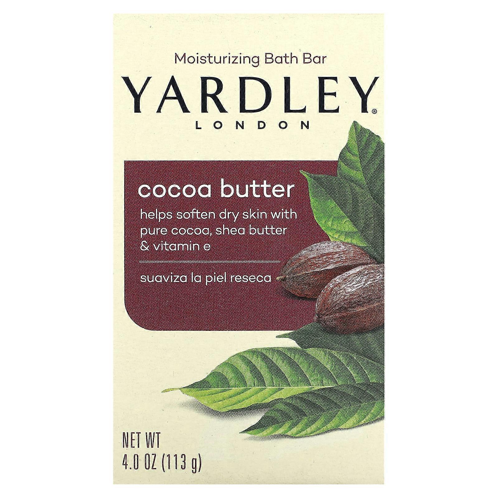 Moisturizing Bath Bar, Cocoa Butter, 4 oz (113 g)