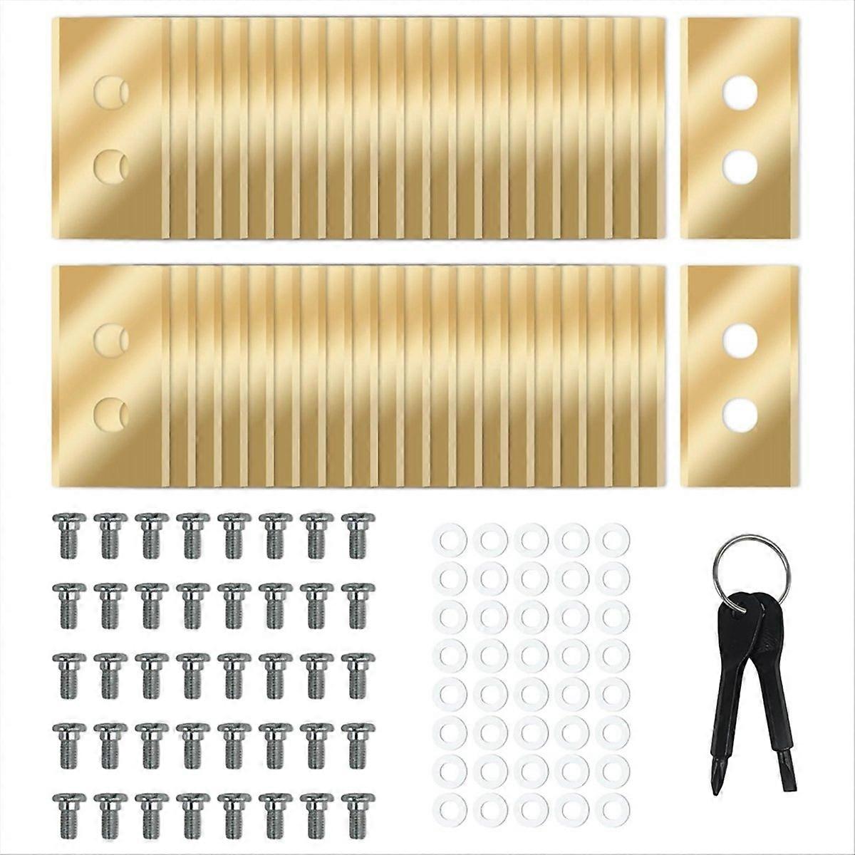 40Pcs Replacement Blades with Washers Screws