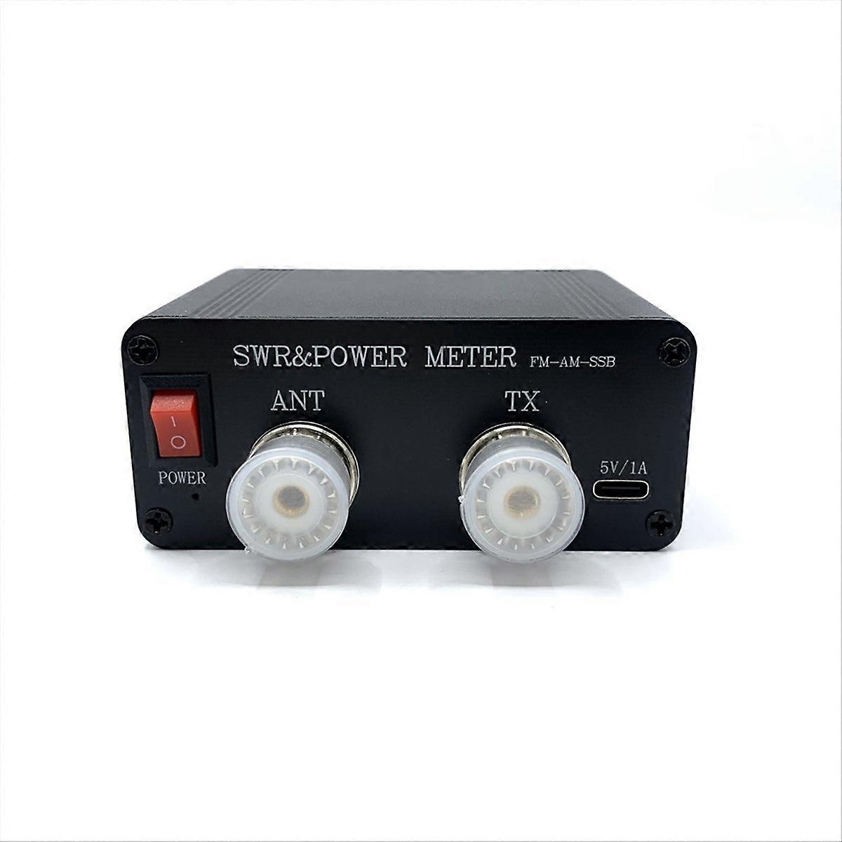 120W SWR Digital Power Standing Wave Meter 1.8-54MHz Shortwave Meter FM AM SSB Modes Power Meter Sup