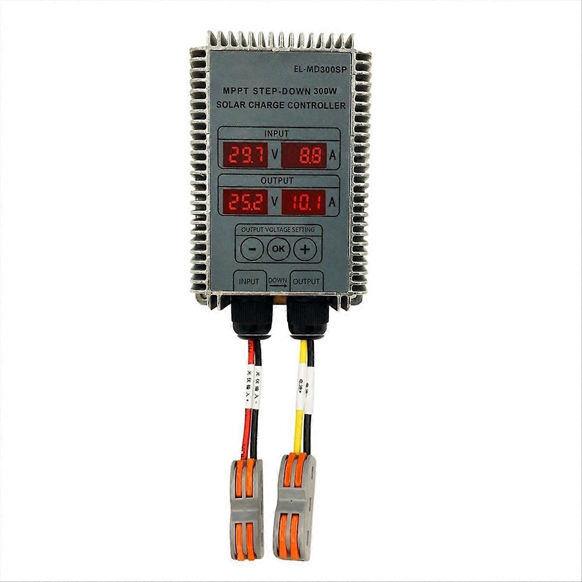 MPPT Solar Charge Controller 10-30V Adjustable Voltage Controller