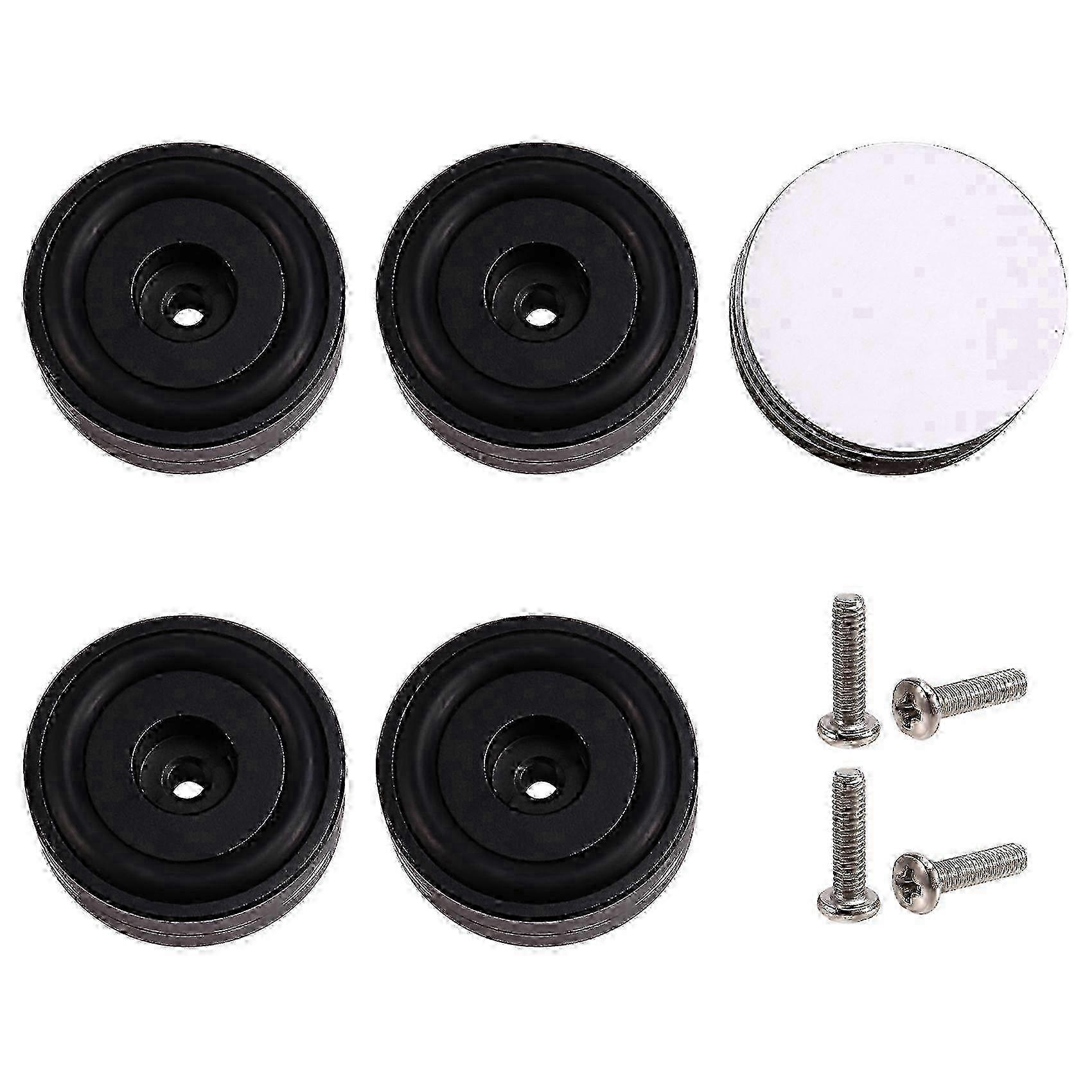4PCS HiFi Turntable Isolation Feet & Speaker Spikes - Silver Audio Pads for Amplifier, Speaker & Turntable (40x15mm)