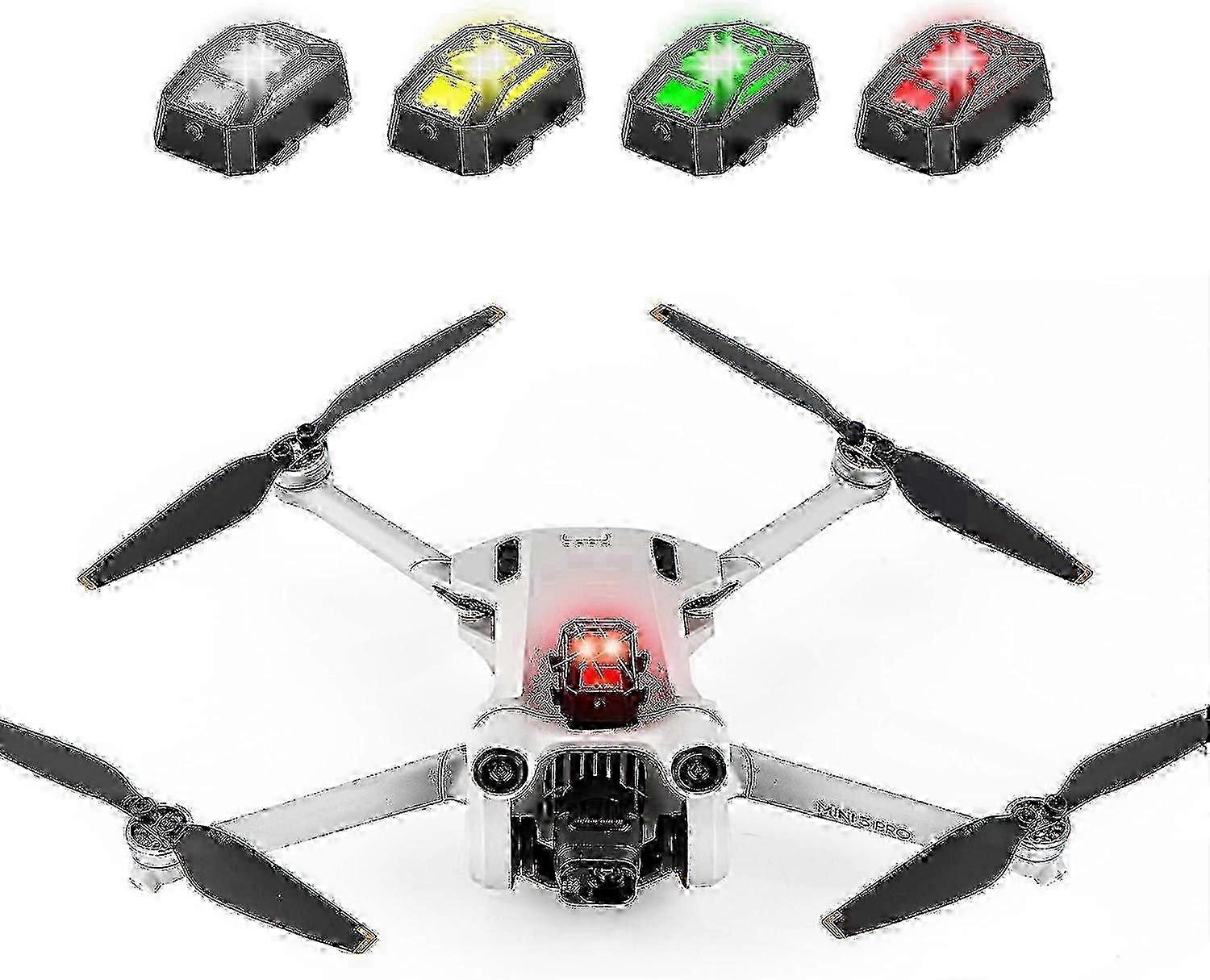 New Drone Strobe Lights FAA Anti-Collision Lighting Light Night Flight Lights with 4 Colors for DJI Mini 3 Pro/Air 2S/Mini 2/Mavic Air 2/Mavic Mini/M