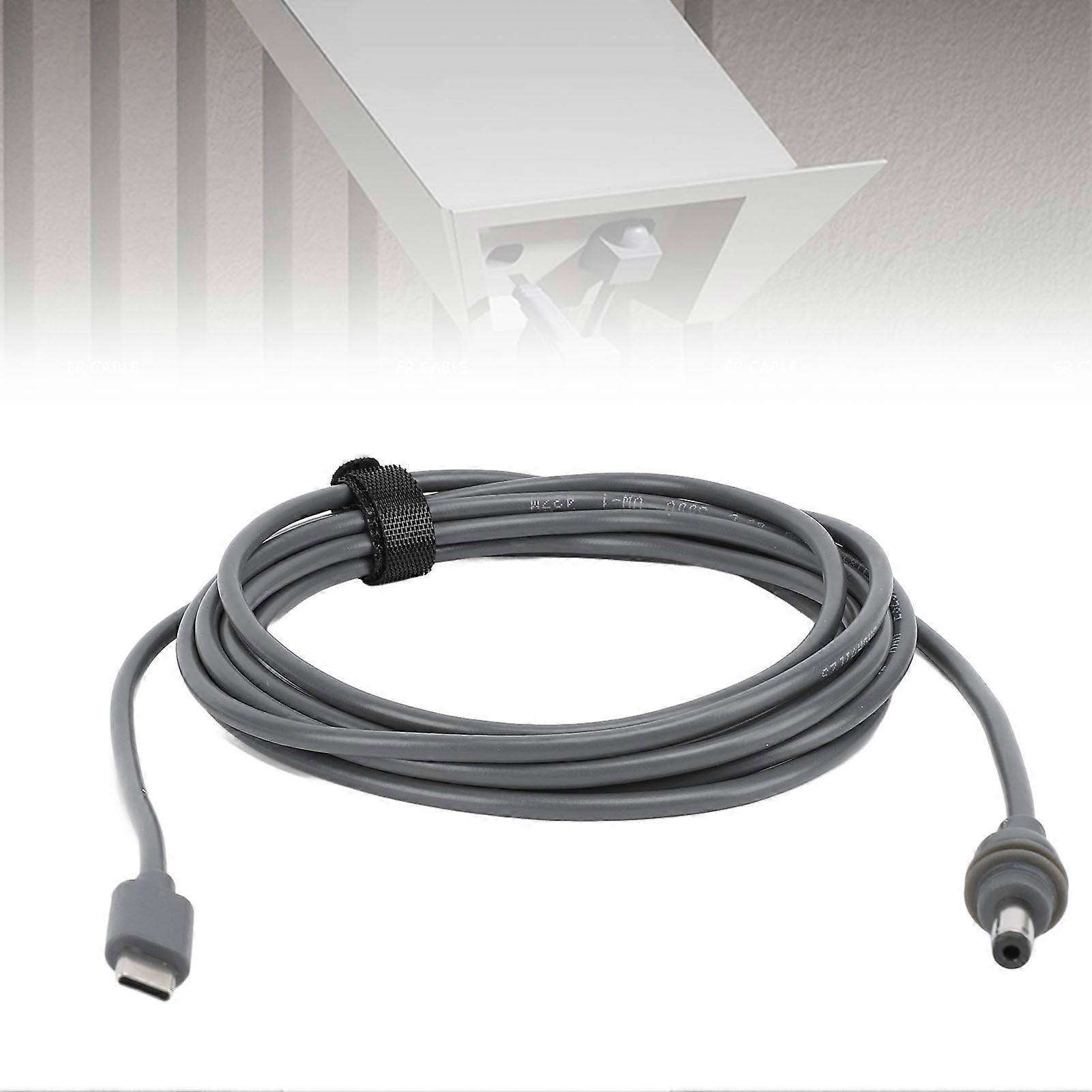 Satellite USB C to DC Power Cable Replacement Extension Cord Water Resistant Satellite Type C to DC Cord 7m / 23ft 