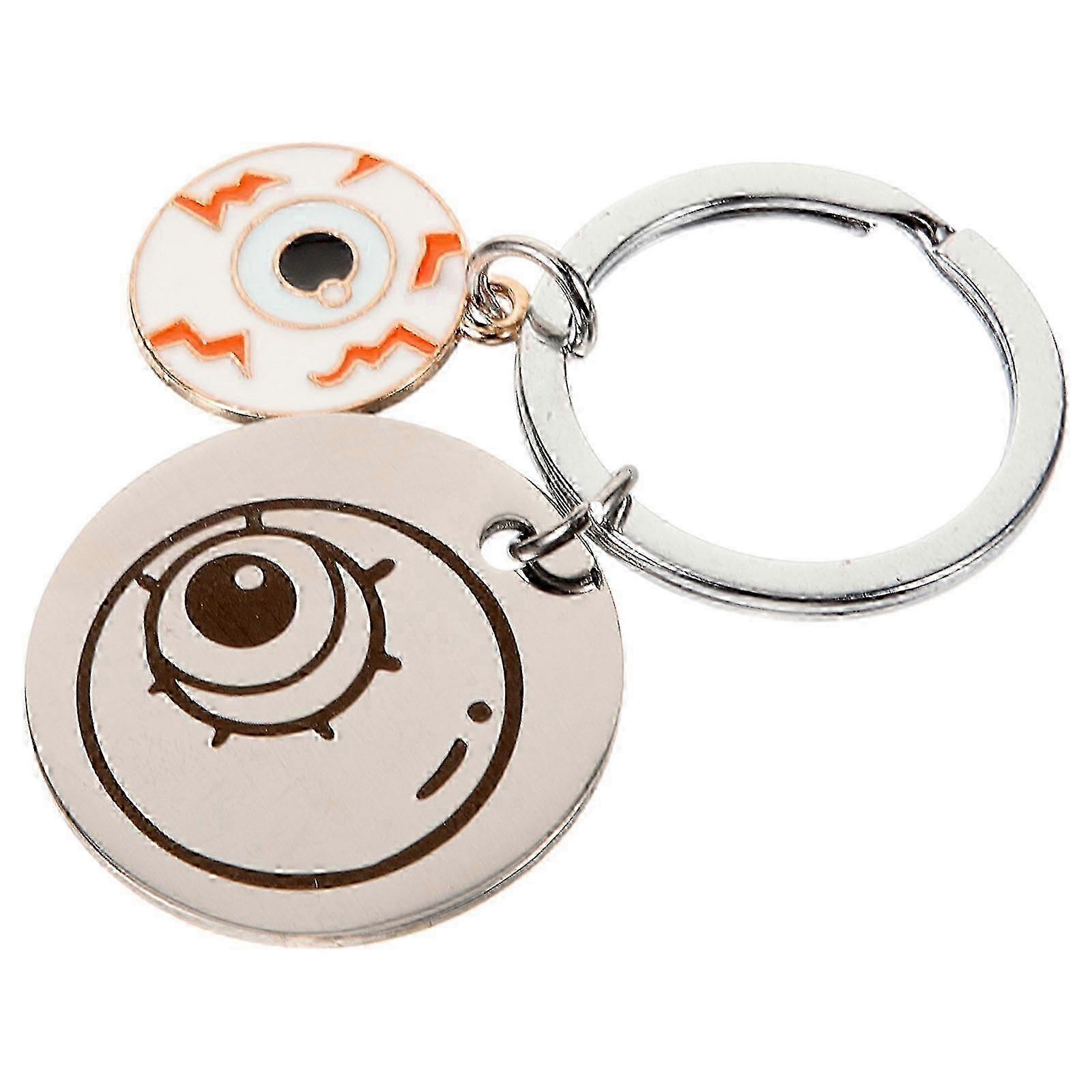 Eyeball pattern key chain set Halloween 3pcs