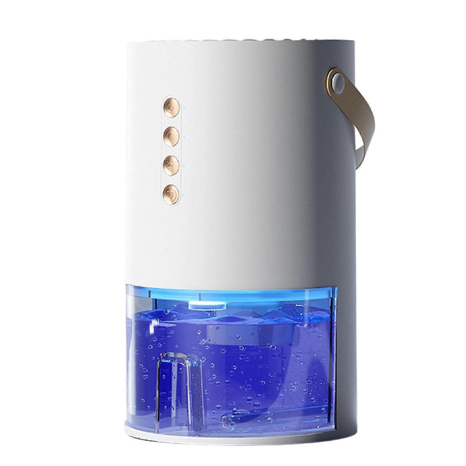 Dehumidifier Household Humidity Control Household Air Dehumidifier Humidifier with Relaxing Colorful Ambient Light  White
