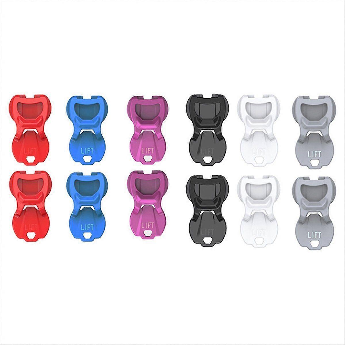 12PCS Easy Tab Opener&Drink Protector, Soda Can Opener Tool,Colorful Drink Can Protector Cap for So