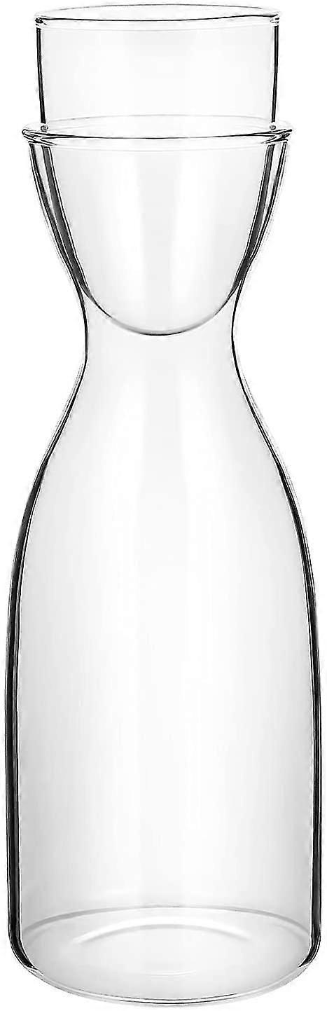 Water Carafe And Glass Set Clear Glass Pitcher Bottle Container Teapot