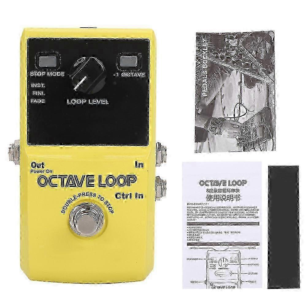NUX OCTAVE LOOP Effect Single Block Effector for Electric Guitar