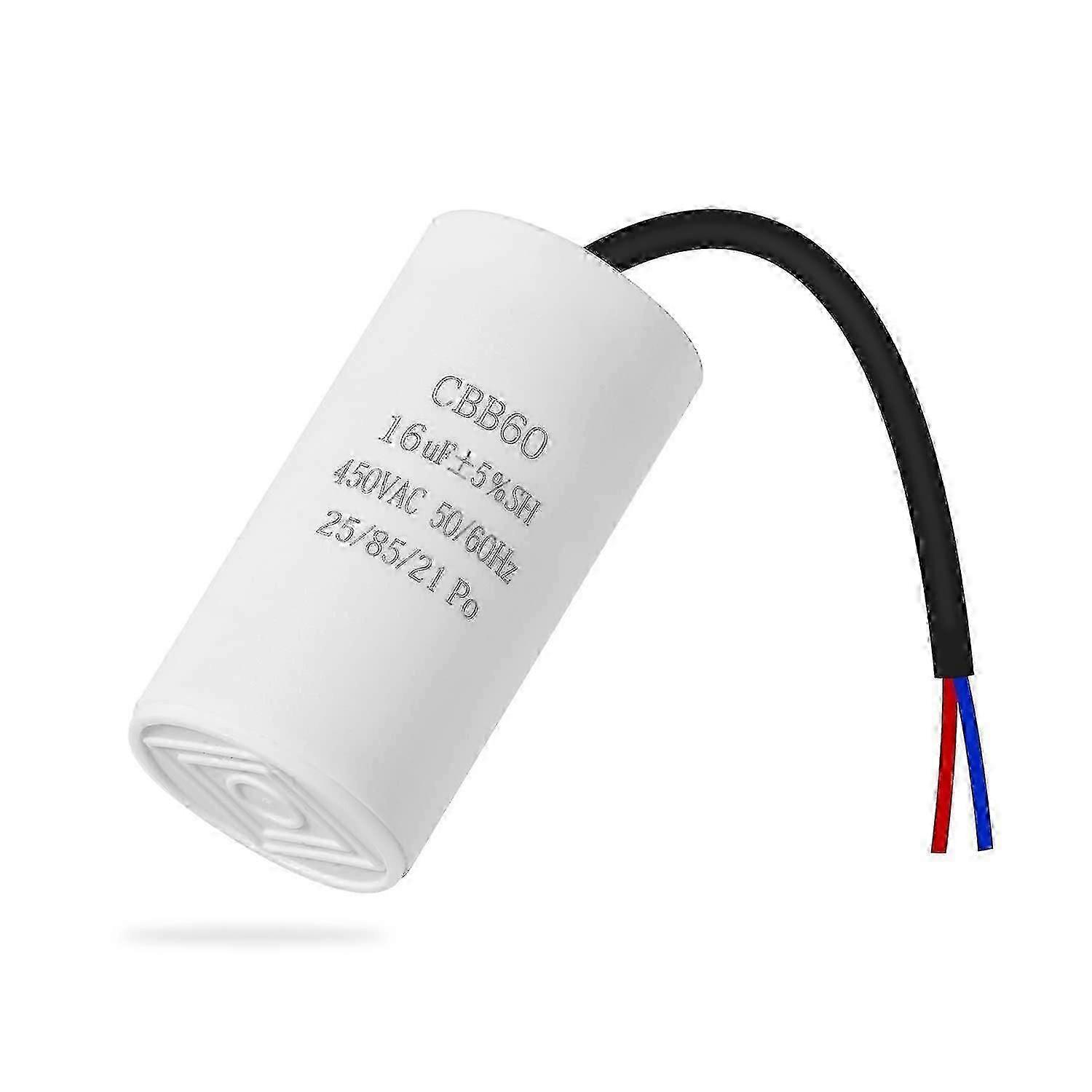 Motor run capacitor CBB60 16uF 450V 50/60Hz
