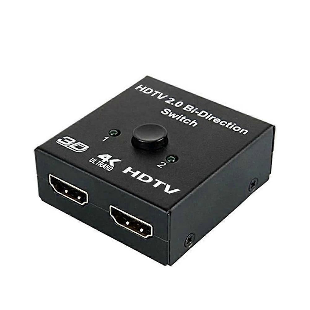 HDMI-Compatible Splitter 4K Switch KVM Bi-Direction 1x2/2x1 HDMI-Compatible Switch 2 In1 Out for TV Switcher Adapter