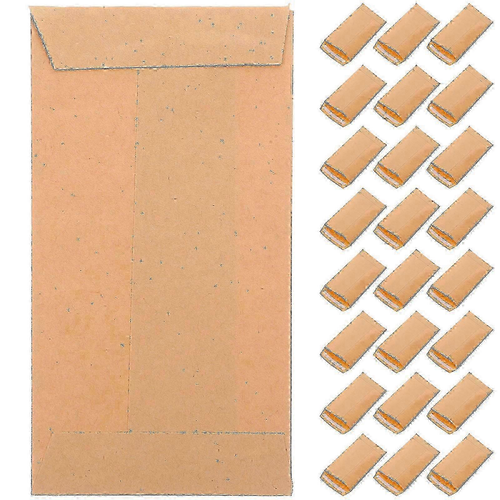 100pcs Coin Envelopes Kraft Envelopes For Money Keys Coins Trinkets Storing