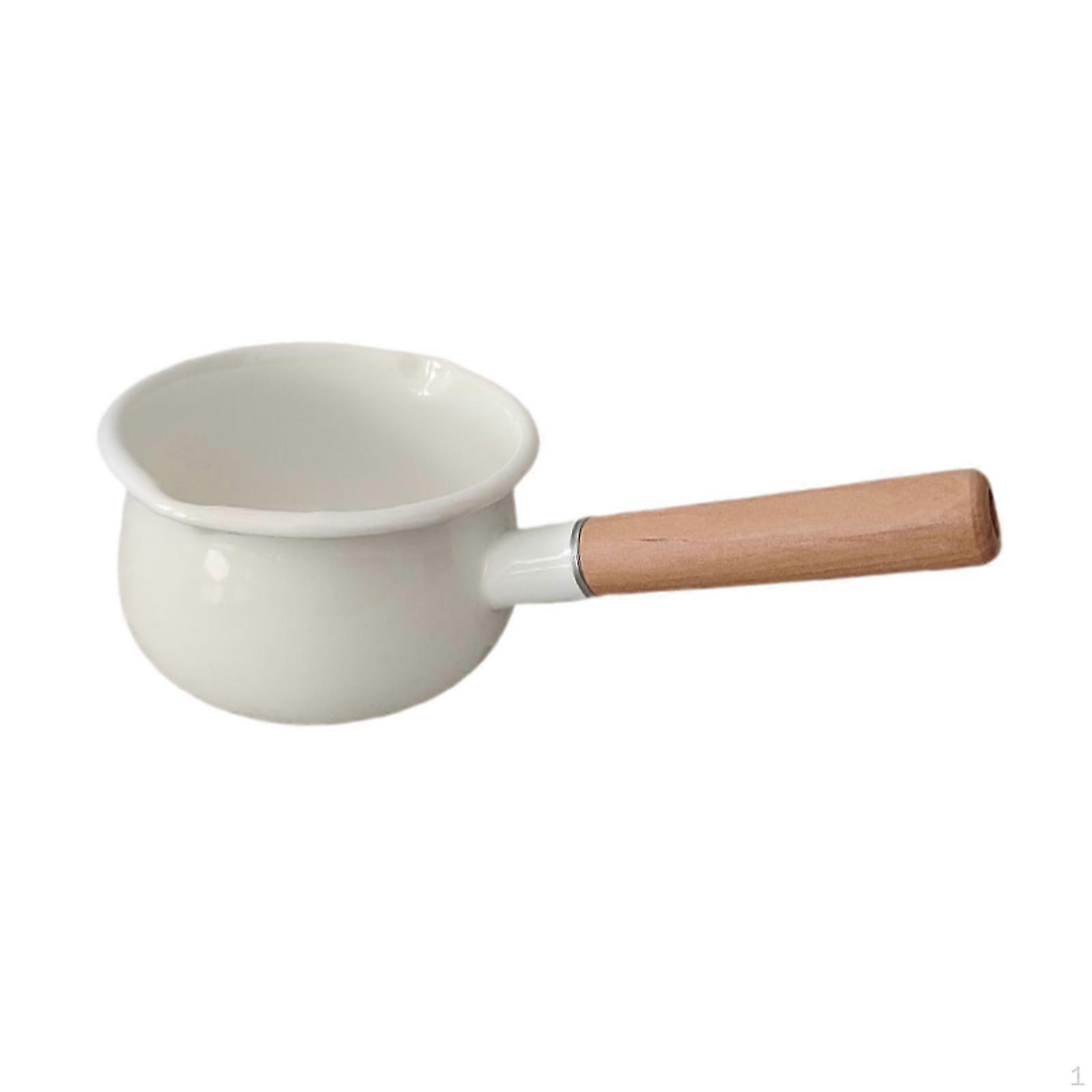 Compact Milk Heating Pot with Spout for Cooking And Melting Butter